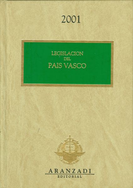 Legislación del País Vasco. 2001