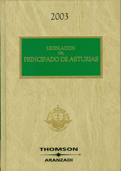 Legislación del Principado de Asturias. 2003