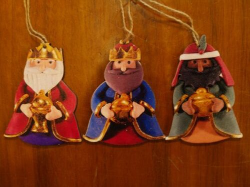 Pack de 3 colgantes con los Reyes Magos