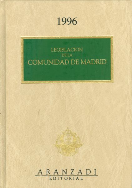Legislación de la Comunidad de Madrid. 1996