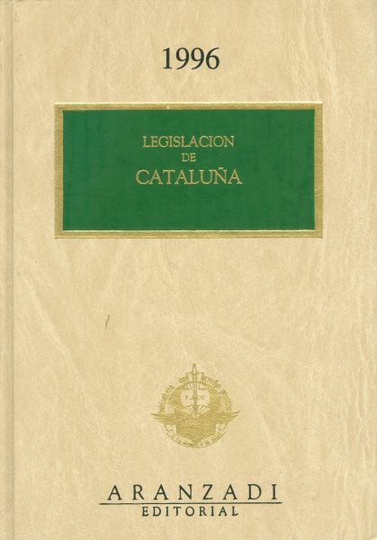 Legislación de Cataluña. 1996