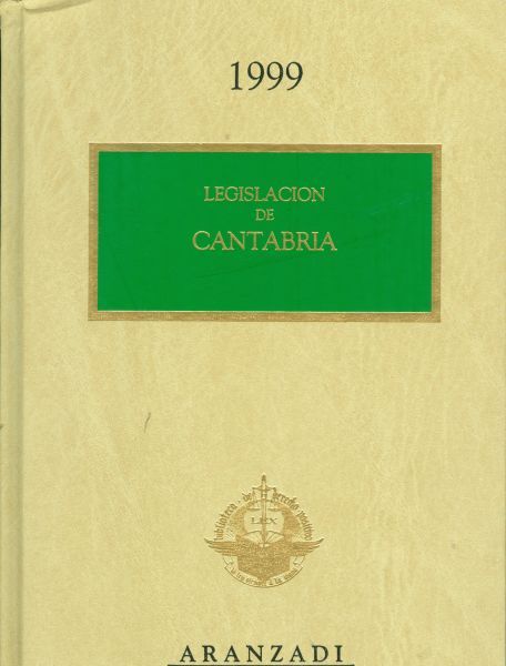 Legislación de Cantabria. 1999