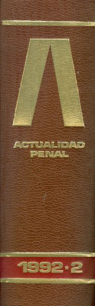 Actualidad Penal. Revista Mensual Técnico-Jurídica de Derecho Penal. 1992-2