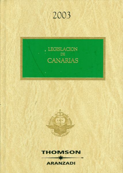 Legislación de Canarias. 2003