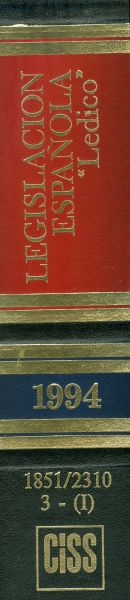 Legislación Española 1994