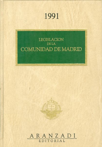 Legislación de la Comunidad de Madrid. 1991