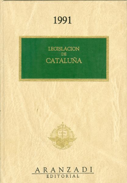 Legislación de Cataluña. 1991