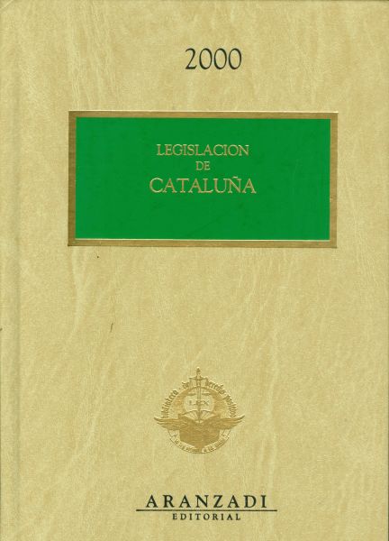 Legislación de Cataluña. 2000