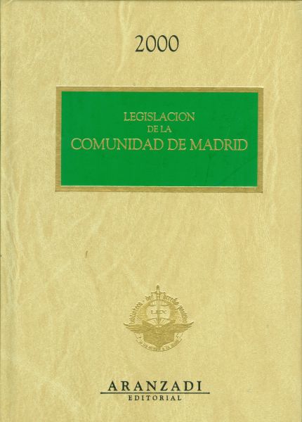 Legislación de la Comunidad de Madrid. 2000