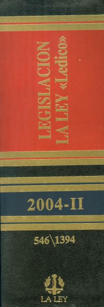 Legislación La Ley. 2004-II