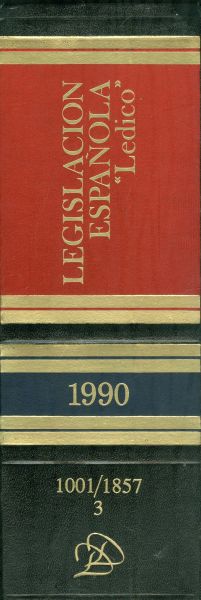 Legislación Española . Tomo 1990. 1001/1857. 3