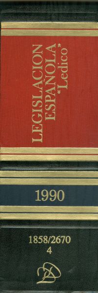 Legislación Española . 1990. 1858/2670. 4