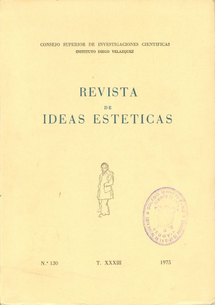 Revista de Ideas Estéticas. N.º 130. T. XXXIII. 1975