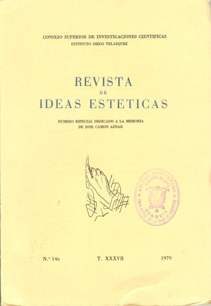 Revista de Ideas Estéticas. N.º 146. T. XXXVII. 1979