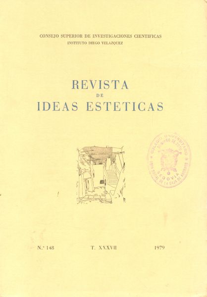 Revista de Ideas Estéticas. N.º 148. T. XXXVII. 1979