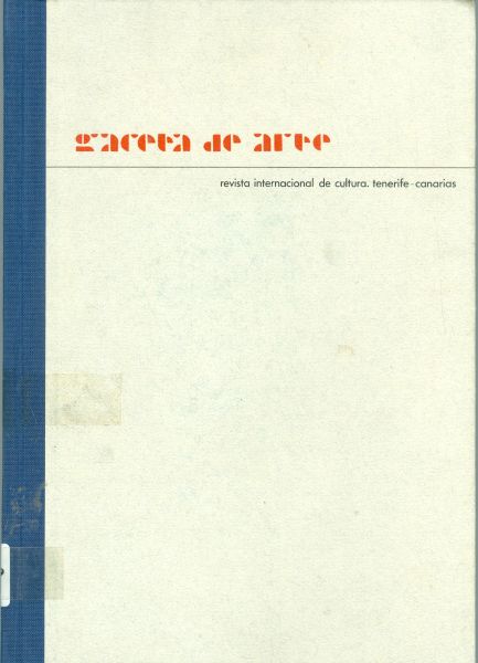 Gaceta de Arte. Revista Internacional de Cultura. Segunda época. N.º 37-38
